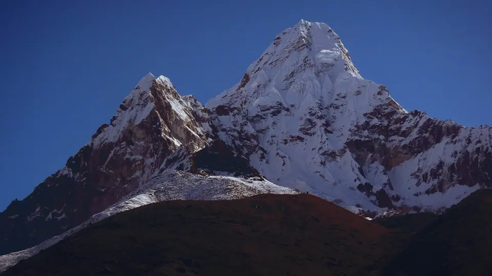 Ama Dablam above the Imja valley