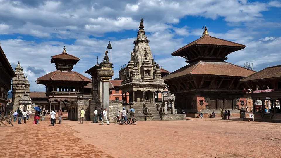 Temples in Bhaktapur Durbar Square