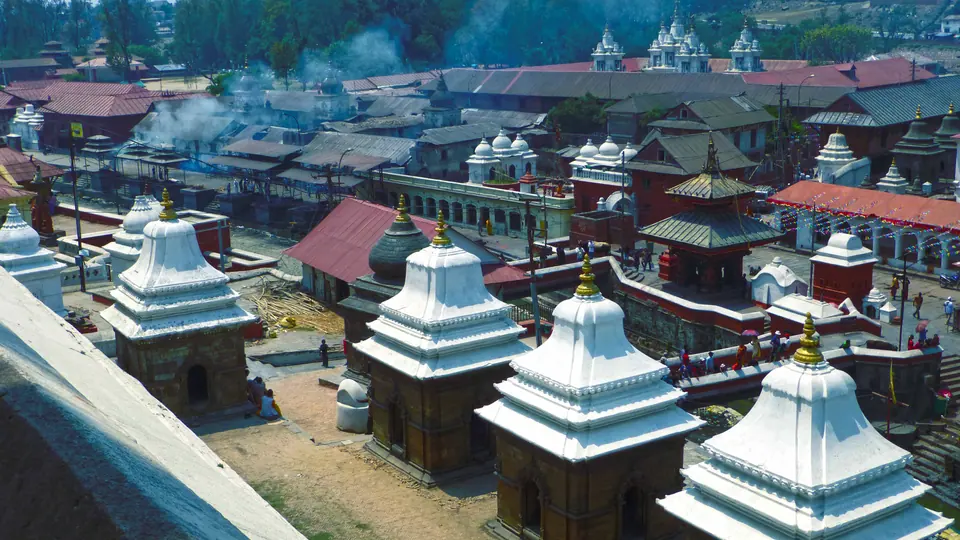 Shrines along the Bagmati River at Pashupatinath