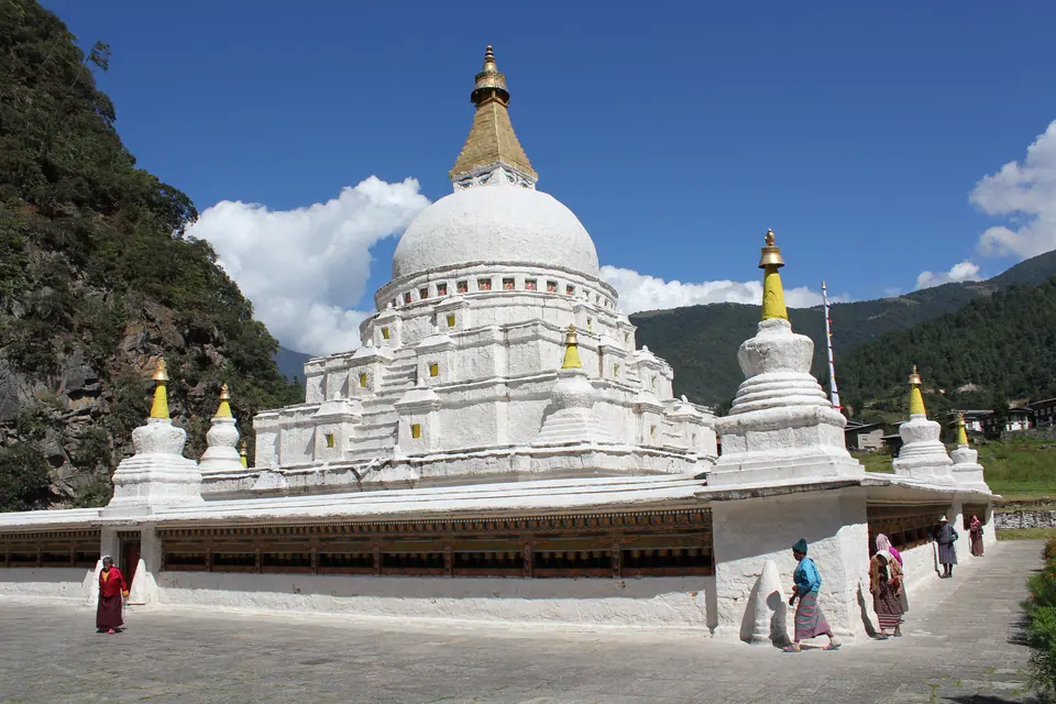 Chorten Kora stupa in Trashiyangtse, eastern Bhutan